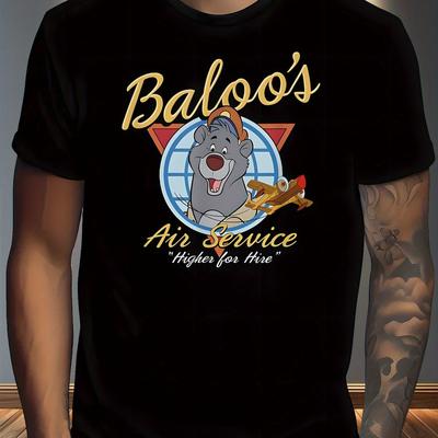 TEMU , ' T-shirt, Men's Cotton T-shirt, , , Outdoor Sports, Suitable For All , Short Sleeve Crew Neck, For Holiday Gifts Image