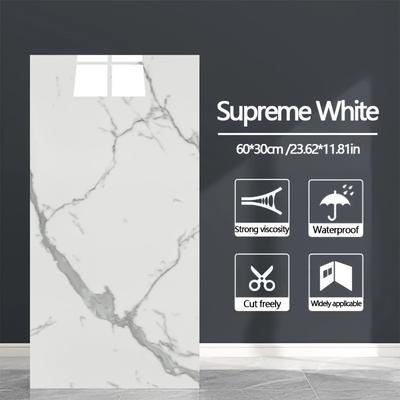 TEMU 16pcs Contemporary Marble-style Self-adhesive Wall Stickers - Space-themed, Waterproof, Reusable, Glittery Finish For Tv Backdrops & Decor, Space Wall Decor | Modern Wall Art | , Wall Decorations Image