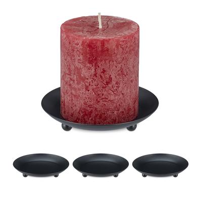 TEMU 4-piece Candle Holder Set For Pillar Candles Image