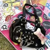 Neue Hello Kitty Handtasche Retro bestickte Vintage-Tasche süße Anime große Kapazität weiches Leder