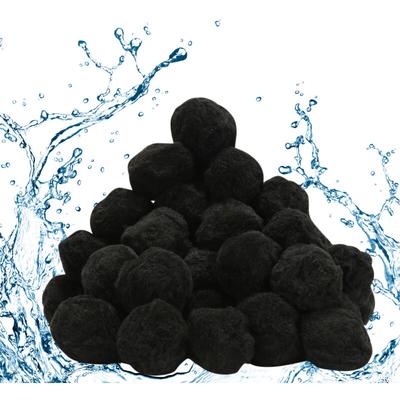 Swanew - Filter Balls 700g Schwarz, Filterbälle für Pool, Schwimmbad, Filterpumpe, Aquarium Image