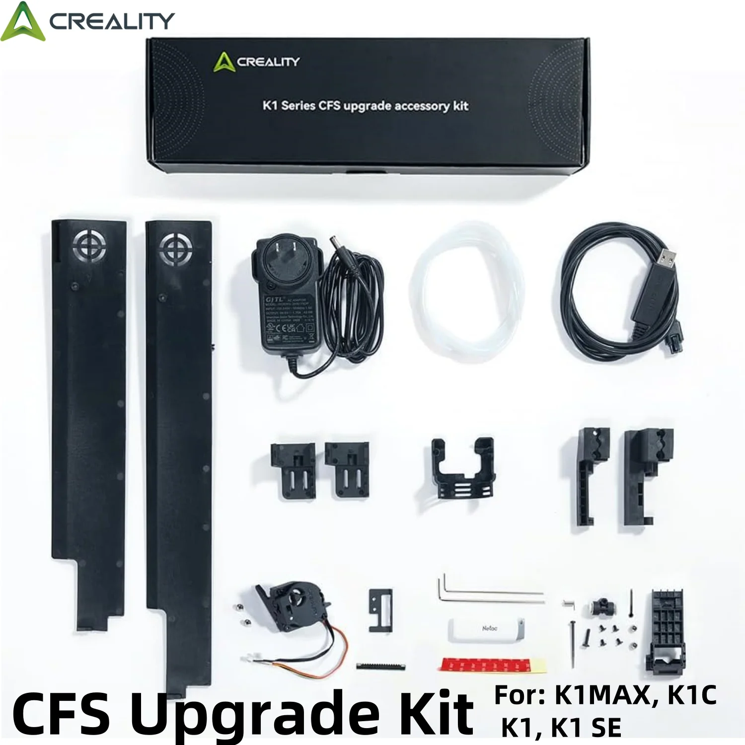 Creality CFS-Upgrade-Zubehörset, Upgrade zum Mehrfarbdruck durch Anschluss des CFS-Filamentsystems für K1 Max/K1C/K1/K1 SE Image