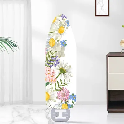 Super Extra Wide Drawstring Ironing Board Cover High Temperature Resistance Scorching Ironing Board Padded Cover 140x50cm