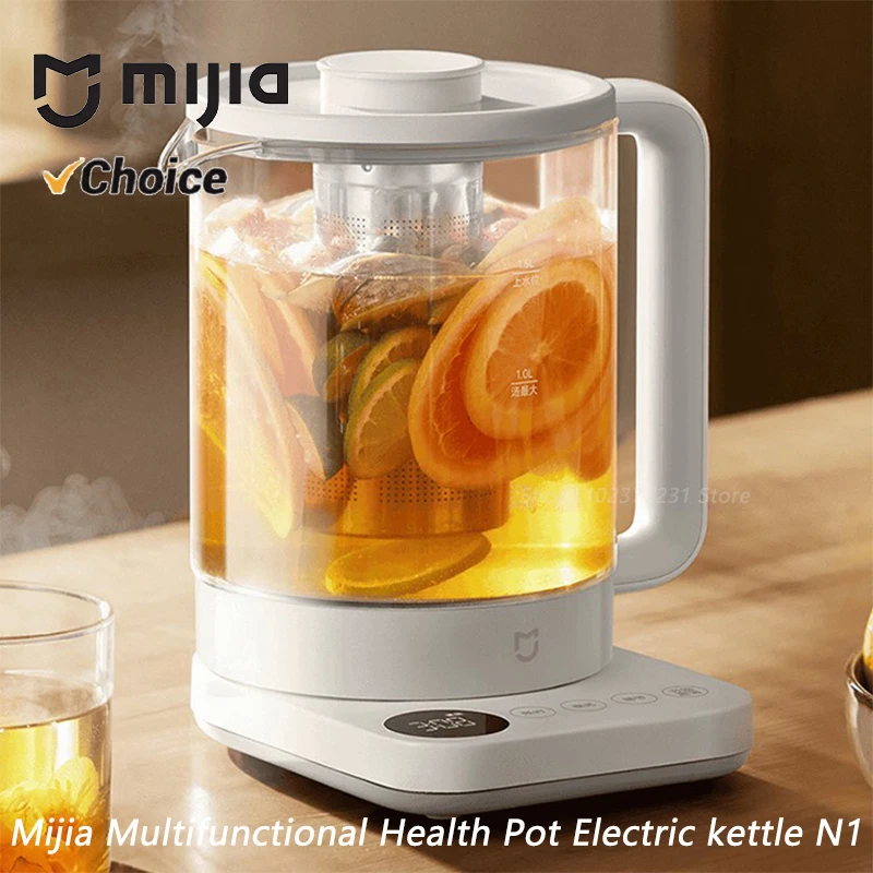 Original MIJIA Haushaltsgeräte Multifunktionaler Gesundheitskocher Elektrischer Wasserkocher N1 304 Edelstahl Wärmeerhaltung Image