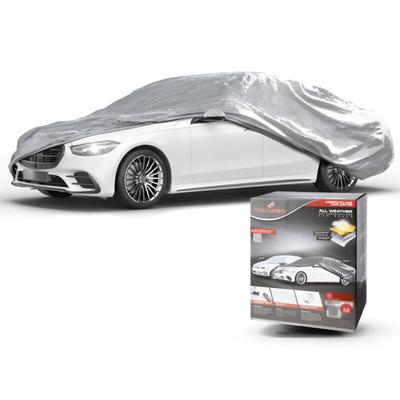 Walser - Abdeckplane Auto All Weather Basic, Autoplane Vollgarage Größe xl, Autoabdeckung silber Image