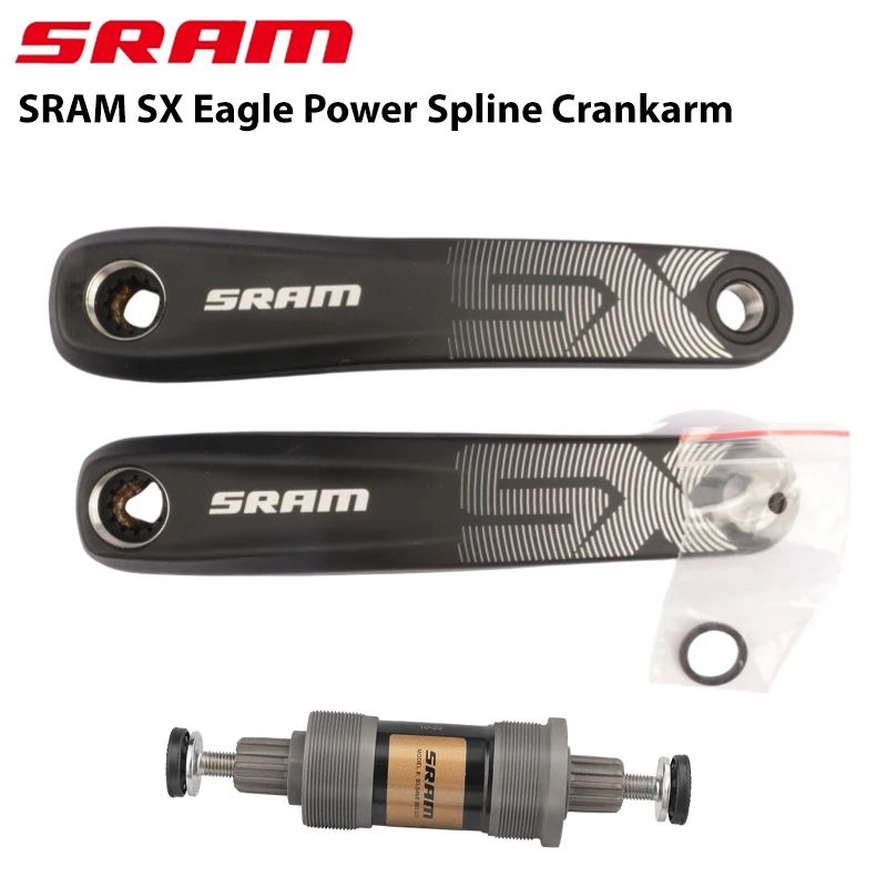 SRAM SX Eagle Power Spline Kurbelarm 12Gang 170mm 175mm Für MTB Mountainbike Original teile Image