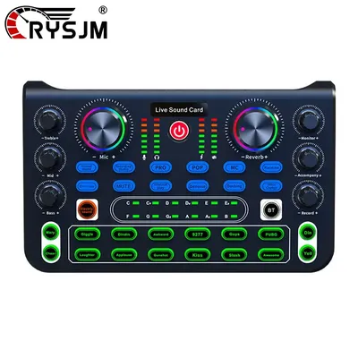 HD X60 Professionelle Live Soundkarte Englisch Version Audio Mixer Live Sound Mixer Für Karaoke Live Broadcast KTV Singen Studio