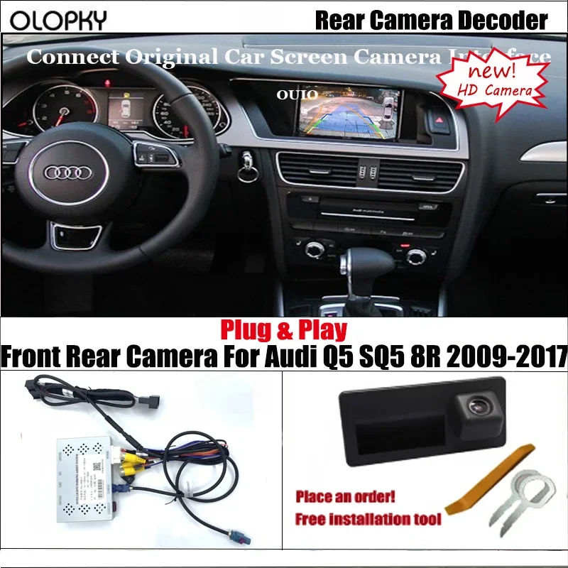 Rückfahr kamera für Audi Q5 Sq5 8R 2009 ~ 2017 Original Bildschirm/Plug & Play HD Nachtsicht Parkplatz Rückfahr kamera Image