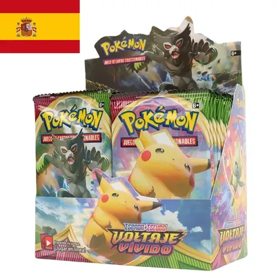 40/360 Stück spanische Version Pokémon-Karte TCG: Sword Shield Vivid Voltage Booster Box Image