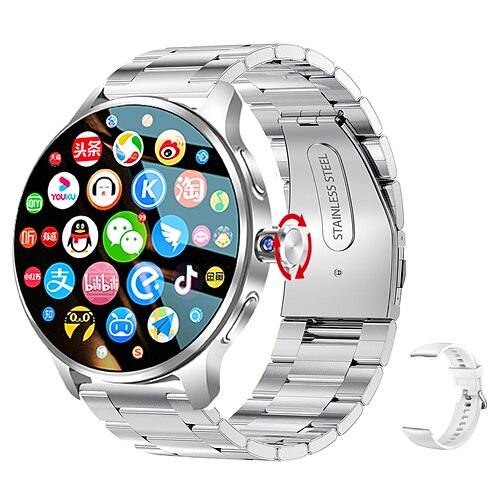 Smartwatch mit 1,89-Zoll-AMOLED-Bildschirm, 4G-SIM-Unterstützung, drehbarer Kamera, GPS, WLAN, Bluetooth-Anruf, App-Download, kompatibel mit Android