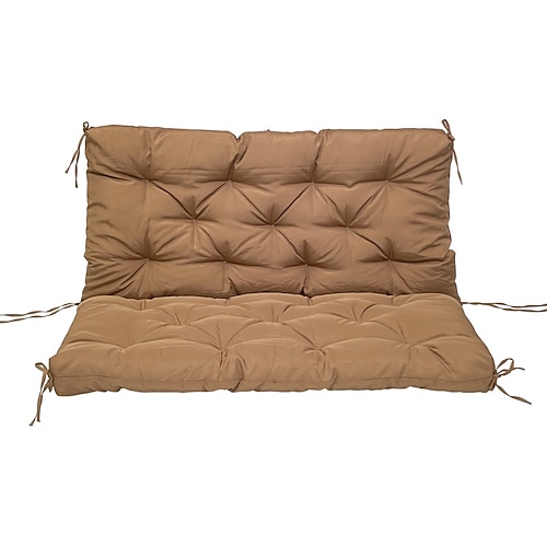 Schaukelsitzkissen, dickes Ersatzkissen für Outdoor-Schaukeln für 2- und 3-Sitzer-Schaukeln auf der Terrasse oder Veranda, grün Image
