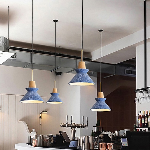 LED-Pendelleuchte aus Kunstharz, moderne Kücheninsel-Leuchte, verstellbare Pendelleuchte für Kücheninsel, schwarz-goldener LED-Kronleuchter für Esszimmer, Schlafzimmer, Mini-Pendelstrahler (1er-Pack) Image