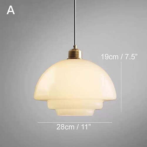 LED-Pendelleuchte Hängelampen für die Decke Glas Messing Pendelleuchten Lampenschirm Kronleuchter für Esszimmer Luxus Wohnzimmer Dekoration 110-240V Image