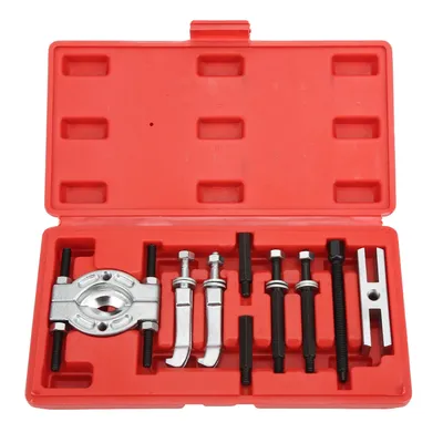 9Pcs/Set Practical Bearing Puller Separator Car Bearing Removal Tool Puller with Box Auto Internal