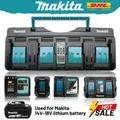 Caricabatterie originale Makita DC18RC 3A agli ioni di litio compatibile con batterie 14.4V 18V LXTBL1815 BL1860 BL1430 BL1450 Makita 18v