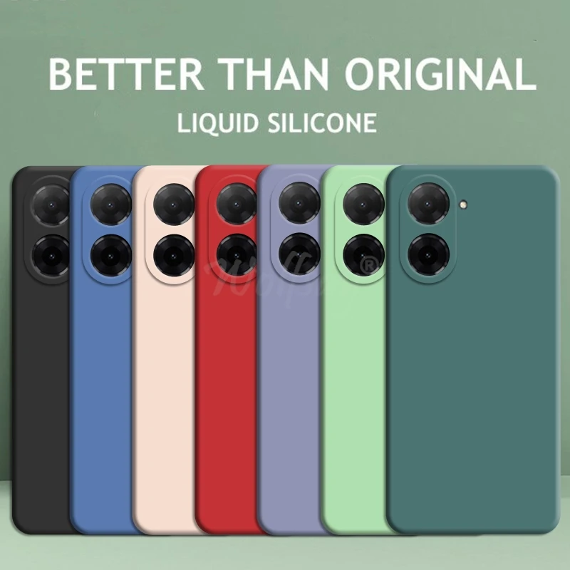 Per Xiaomi Redmi A5 custodia in silicone liquido protezione per telefono in gomma tinta unita custodia in TPU custodia Redmi A5 custodia Redmi A5