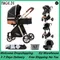 Passeggino 3 in 1 Carrozzine Passeggino leggero Passeggino pieghevole compatto Passeggino neonato