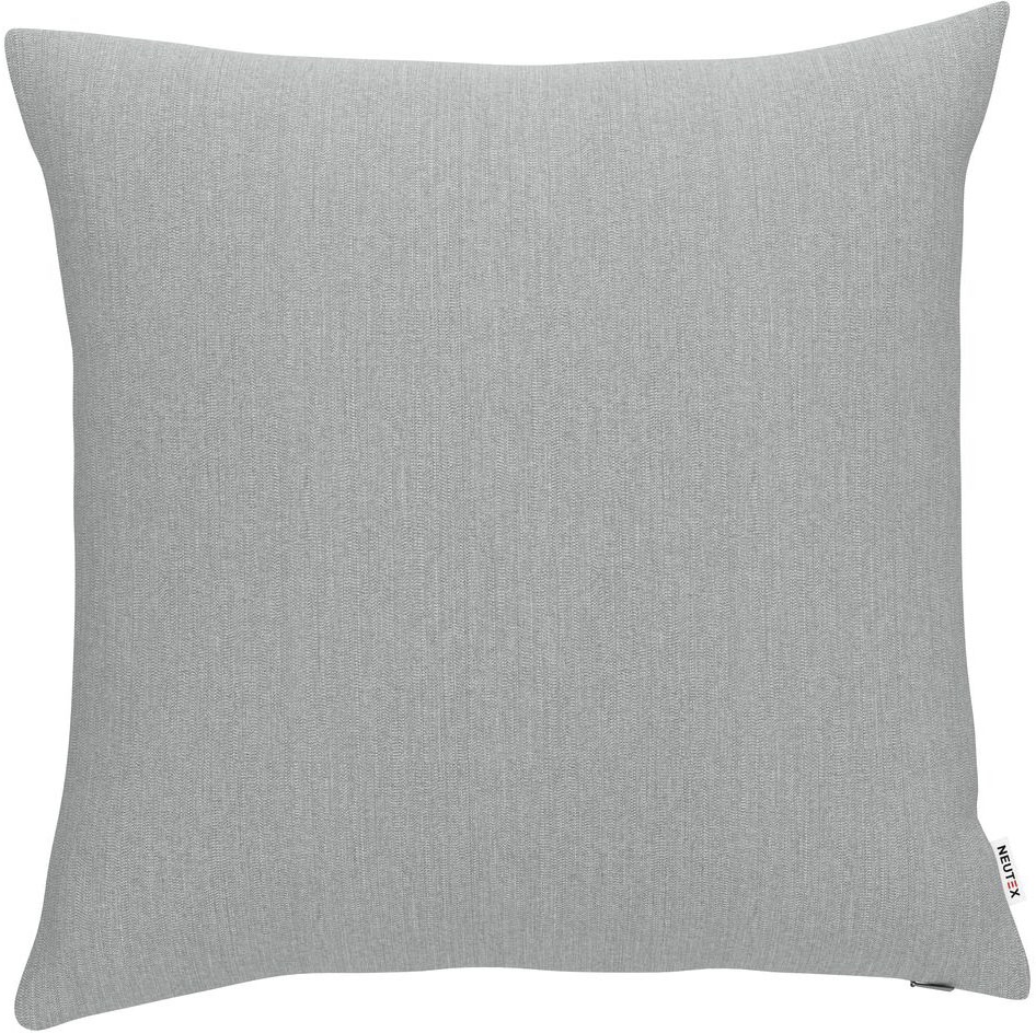 Kissenhülle NEUTEX FOR YOU "Monza-ECO" Gr. 1, grau (silbergrau), B:38cm L:38cm, Baumwolle, Bezug: 53% Polyester, 44% Baumwolle, 3% sonstige Fasern, Kissenbezüge, Kissenhülle, ohne Füllung