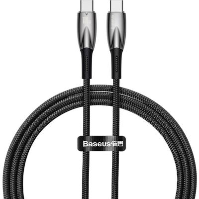 Langlebiges, flexibles USB-C-Schnellladekabel 100 W, 1 m, Schwarz Image