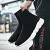 Mode Paare Socken Sneaker Mann Große Größe 34-47 Stricken Atmungsaktive männer Socke Schuhe Komfort