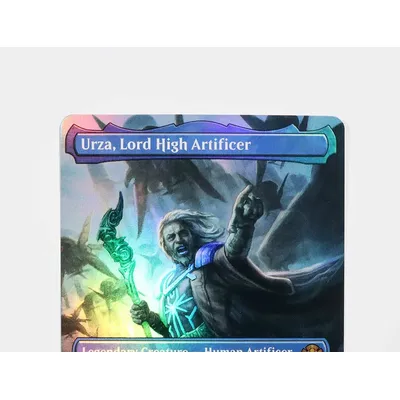 Urza, Lord High Artificer TCG Magical Proxy Black Hochwertige Proxy-Spielkarten zum Sammeln von Brettspieldeck-Sammelkarten Image