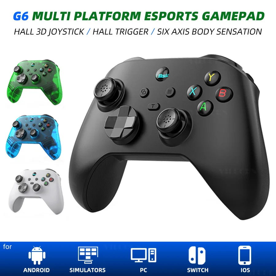 VILCORN G6 Wireless Game Controller für iOS/Android Smartphones Bluetooth-kompatible Gamepads für PC/SWITCH Hall Rocker Joystick Image