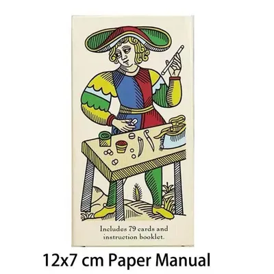 CBD Tarot De Marseille 12x7 cm Papierhandbuch Kartenspiele Image