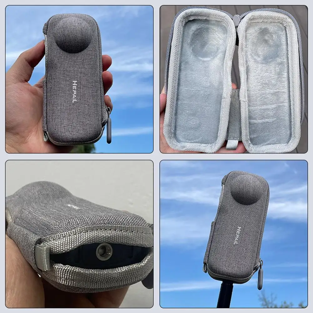 Tragbare Aufbewahrungstasche für Insta360 X5 Mini-Schutzhülle mit gepolsterter Innenseite, wasserdichte Tragetasche für Kamerazubehör Image