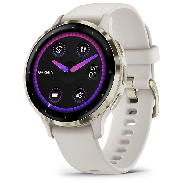 GARMIN Smartwatch GARMIN Venu 3S elfenbein, softgold Image