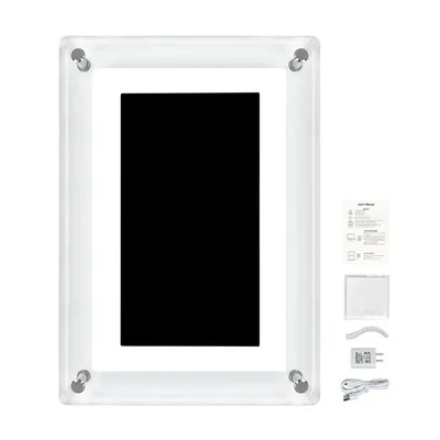 Video Player Frame Digital Photo Frame Acrylic 7 Inch 1500Mah IPS Screen 4Gb Memory Desktop Video