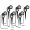 Combinaison gratuite câblage étanche LED éclairage de jardin pointe lampe à gazon terrasse jardin