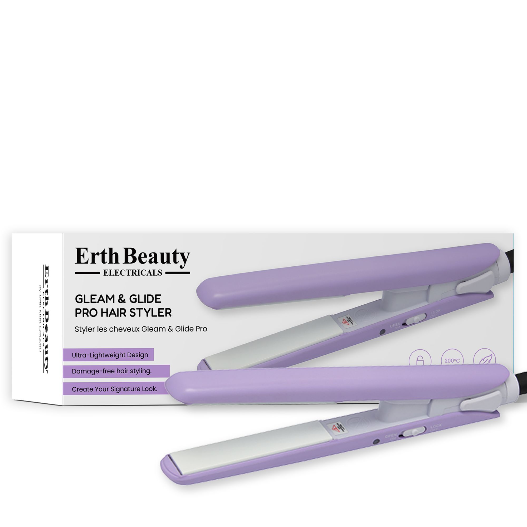 ErthSkin London GLEAM & GLIDE PRO HAIR STYLER 1 St