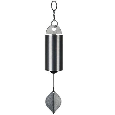 24-inch Aluminum Heroic Windbell, Medium, Antique Silver