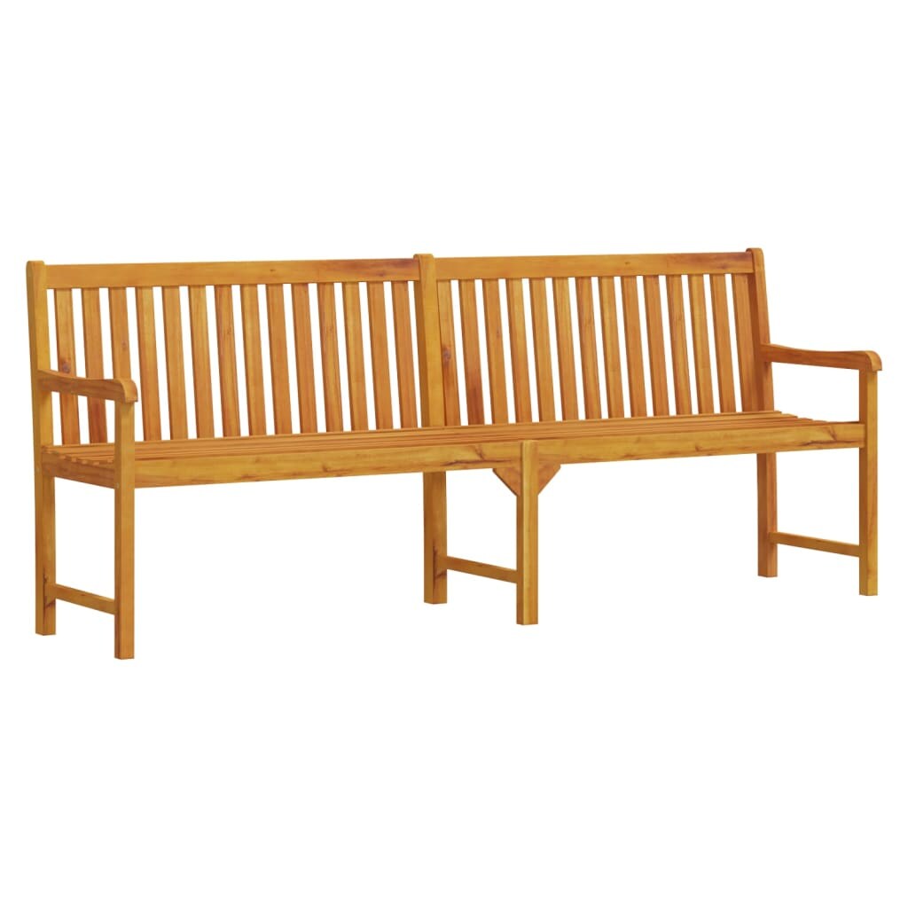 vidaXL Gartenbank 219 cm Massivholz Akazie Image
