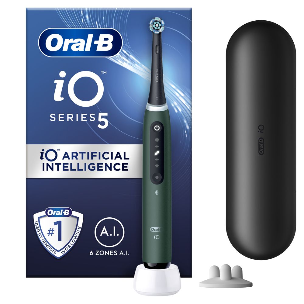 Oral-B Spazzolino Elettrico iO 5 Verde 1 pz da denti