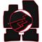 Tapis de voiture CARLUX-ROUGE pour : Renault Clio III grandtour, break, berline (2005-2012)