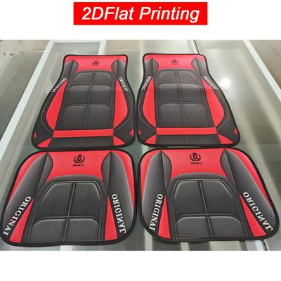 TEMU 4pcs Universal Car Floor Mats Set - Fiber, Full Coverage, Front & Rear Mats With For Interior Style, Use, Allweather Protection | Mats | Polyester Fiber Mat Image