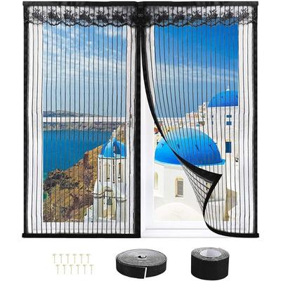 Lycxames - Zuschneidbares Fenster-Moskitonetz 120 x 130 cm, Insektenschutz-Moskitonetz mit Image