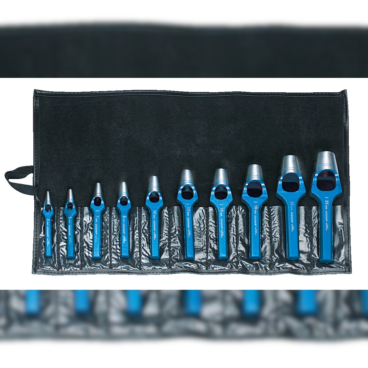 GEDORE Henkellocheisen-Satz, 7-teilig, 4-16 mm, 570307 Image