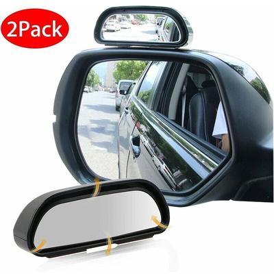 Ymyny - 2er-Pack 360°-Toter-Winkel-Spiegel fürs Auto, universell rechts + links verstellbar,