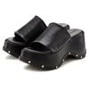 Pantolette FRENCH CONNECTION, Damen, Gr. 41, schwarz, Obermaterial: 100% Rindsleder. Futter: 100% Rindsleder. Decksohle: 100% Synthetik. Laufsohle: 100% Synthetik, unifarben, modisch, Schuhe, Mule, Sandale, offener Schuh aus Leder mit modischer...