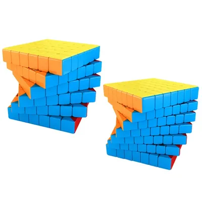 MOYU 4x4 5x5 6x6 7x7 8x8 Speed Cube Meilong Magic Cube Stickerless Speed Puzzle Cubes Toys Gift Cubo Image