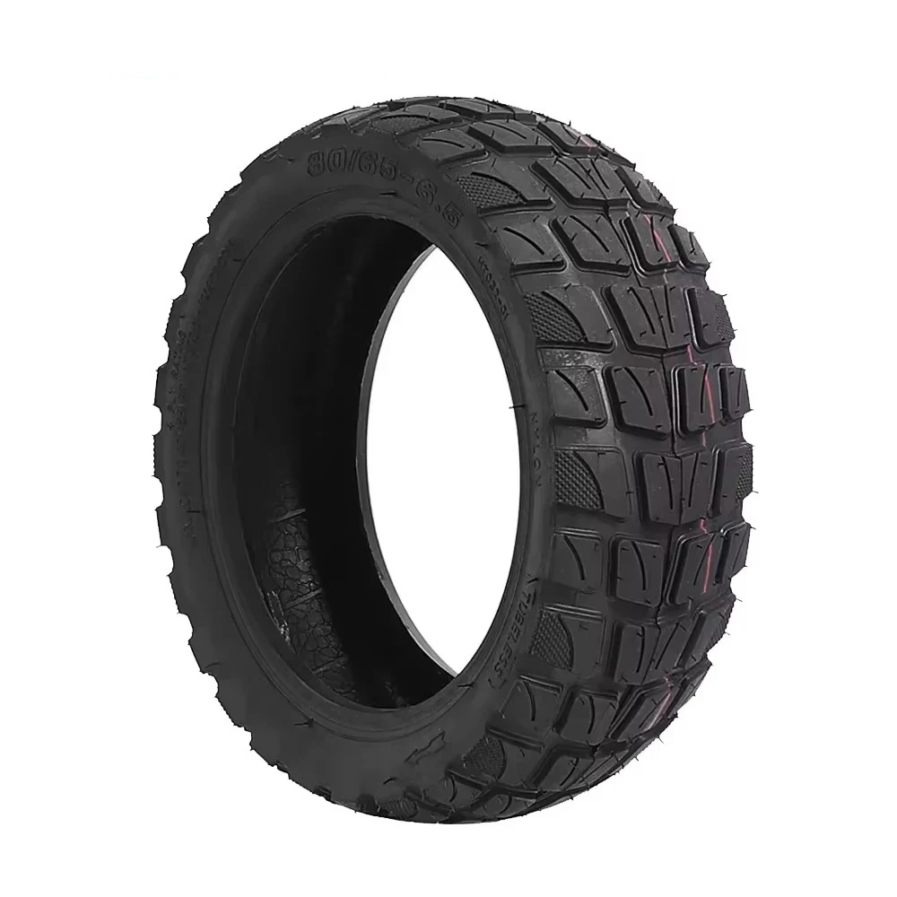 Für Kugoo Kirin G2 Max für Ninebot P100S P65 für Kugoo M4 PRO E-Scooter 80/65-6 Off-road Tubeless Gummi Reifen für Gotrax Atlas Image