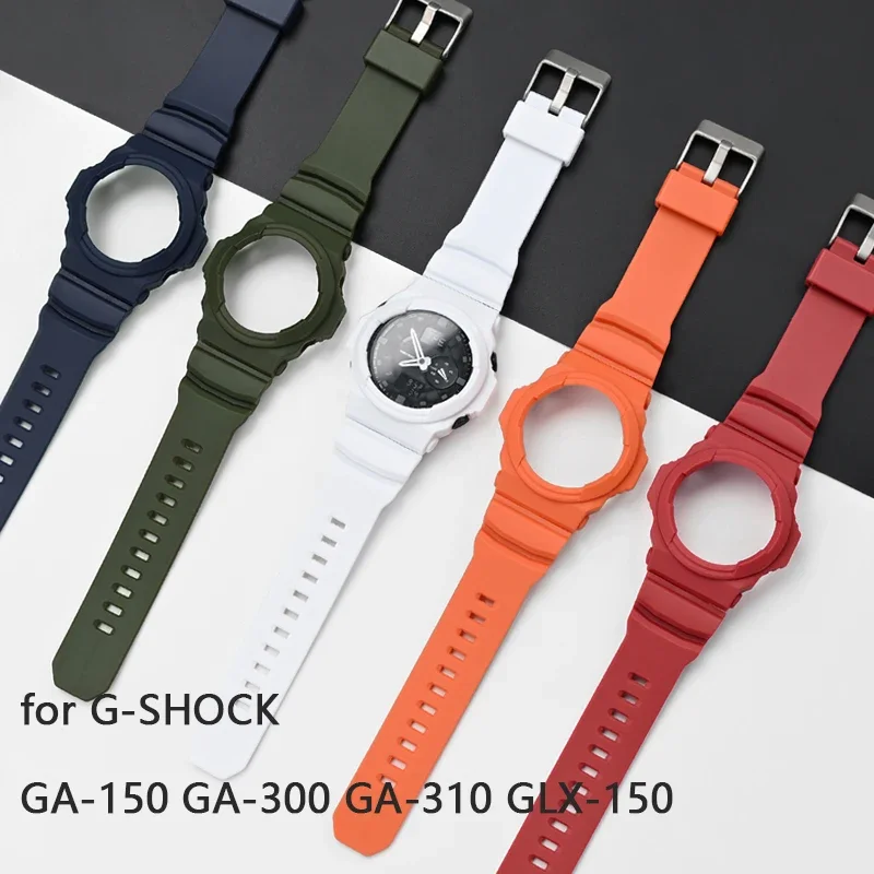 Harz-Gummiband für Casio G-SHOCK GA-150 GA-300 GA-310 GLX-150 Uhrenarmband-Gehäuse, spezielles Armband, Schutzhülle, Zubehör Image