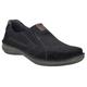 Slipper JOSEF SEIBEL "New Anvers 01", Herren, Gr. 43, braun (schwarz, braun), Leder, kontrastfarbene Details, casual, Schuhe, Slip-on Sneaker, Bequemschuh, Komfortschuh in Schuhweite K