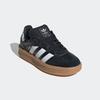 Sneaker ADIDAS ORIGINALS "SAMBA XLG KIDS", Gr. 38,5, schwarz-weiß (core schwarz, cloud weiß, gum 3), Leder, Synthetik, sportlich, Schuhe, mit erhöhter Sohle und gepolsterter Zunge