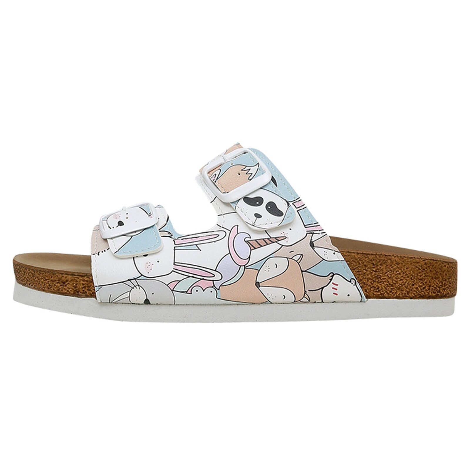 Pantolette DOGO "Stella Pantolette Omg So Cute Damen Sandalen", Damen, Gr. 40, Normalschaft, beige (natur), Lederimitat, Schuhe Pantolette, Handgefertigt