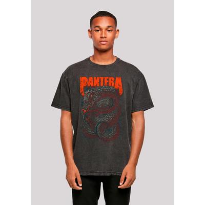 T-Shirt F4NT4STIC "Pantera Venomous Snake", Herren, Gr. M, schwarz, Obermaterial: 100% Baumwolle, casual, oversize, Rundhals, Kurzarm ohne Bündchen, Shirts, Premium Qualität Image