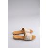Pantolette ANISTON SHOES, Damen, Gr. 36, beige (beige, weiß), Synthetik, modisch, Schuhe, Sommerschuh, Strandschuh, Bast-Optik - NEUE KOLLEKTION