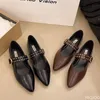 2025 neue Spitz Mode frauen Schuhe Frühling Herbst Elegante Party Täglichen Low Heels Pumpe Schuhe